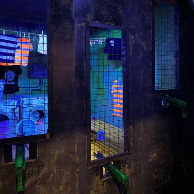La cellule Laser Gun de Prison Island