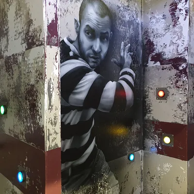 La cellule Émeute de Prison Island