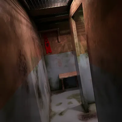 La cellule Tilt de Prison Island